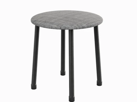 Steel Stool C 04 3D Model