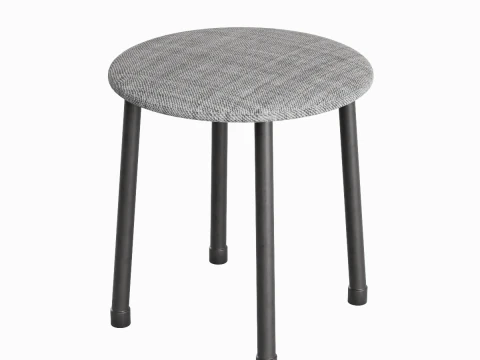 Steel Stool C 04 3D Model