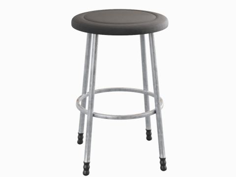Steel Stool D 01 3D Модель