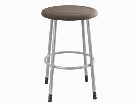 Steel Stool D 02 3D Model
