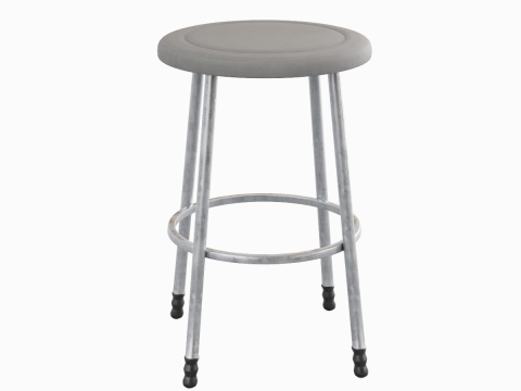 Steel Stool D 03 Model 3D