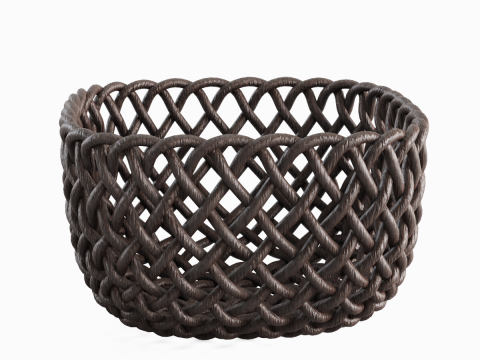Woven Basket 01 Modelo 3D