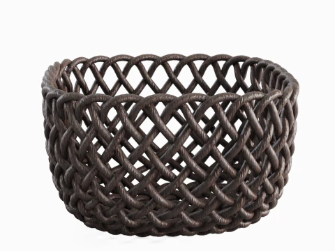 Woven Basket 01 3D Model
