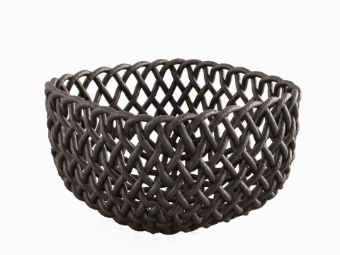 Woven Basket 01 3D Model