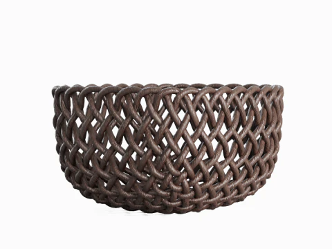 Woven Basket 01 3D Model