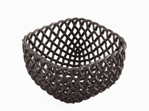 Woven Basket 01 Modelo 3D