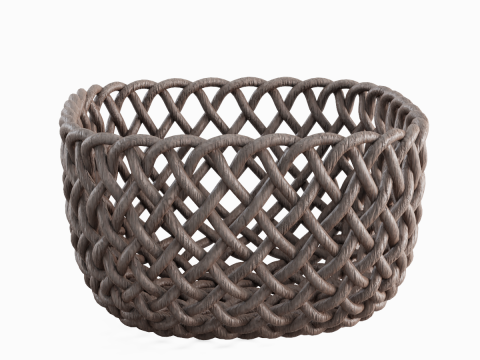 Woven Basket 02 3D 모델