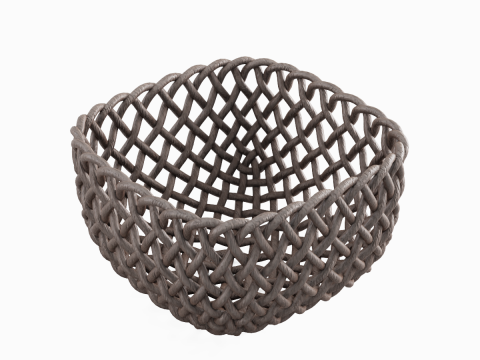 Woven Basket 02 3D 모델