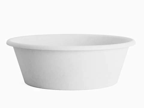 Plastic Wash Basin D 01 3D Model