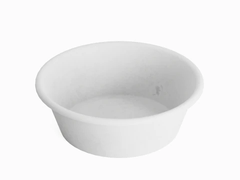 Plastic Wash Basin D 01 3D Model