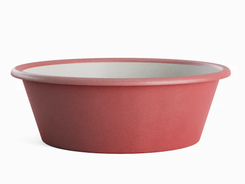 Plastic Wash Basin D 03 3D Model