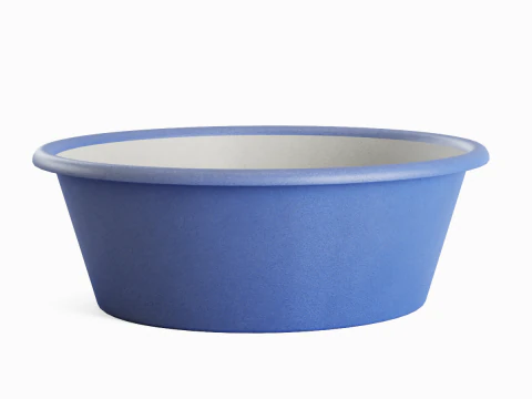 Plastic Wash Basin D 05 3D Model