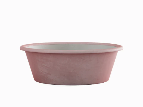 Plastic Wash Basin D 09 3D Model
