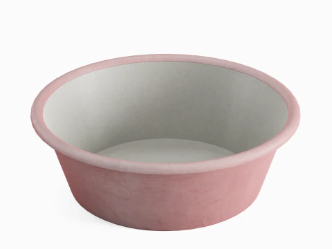 Plastic Wash Basin D 09 3D Model
