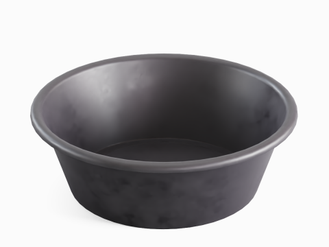 Plastic Wash Basin D 10 3Dモデル