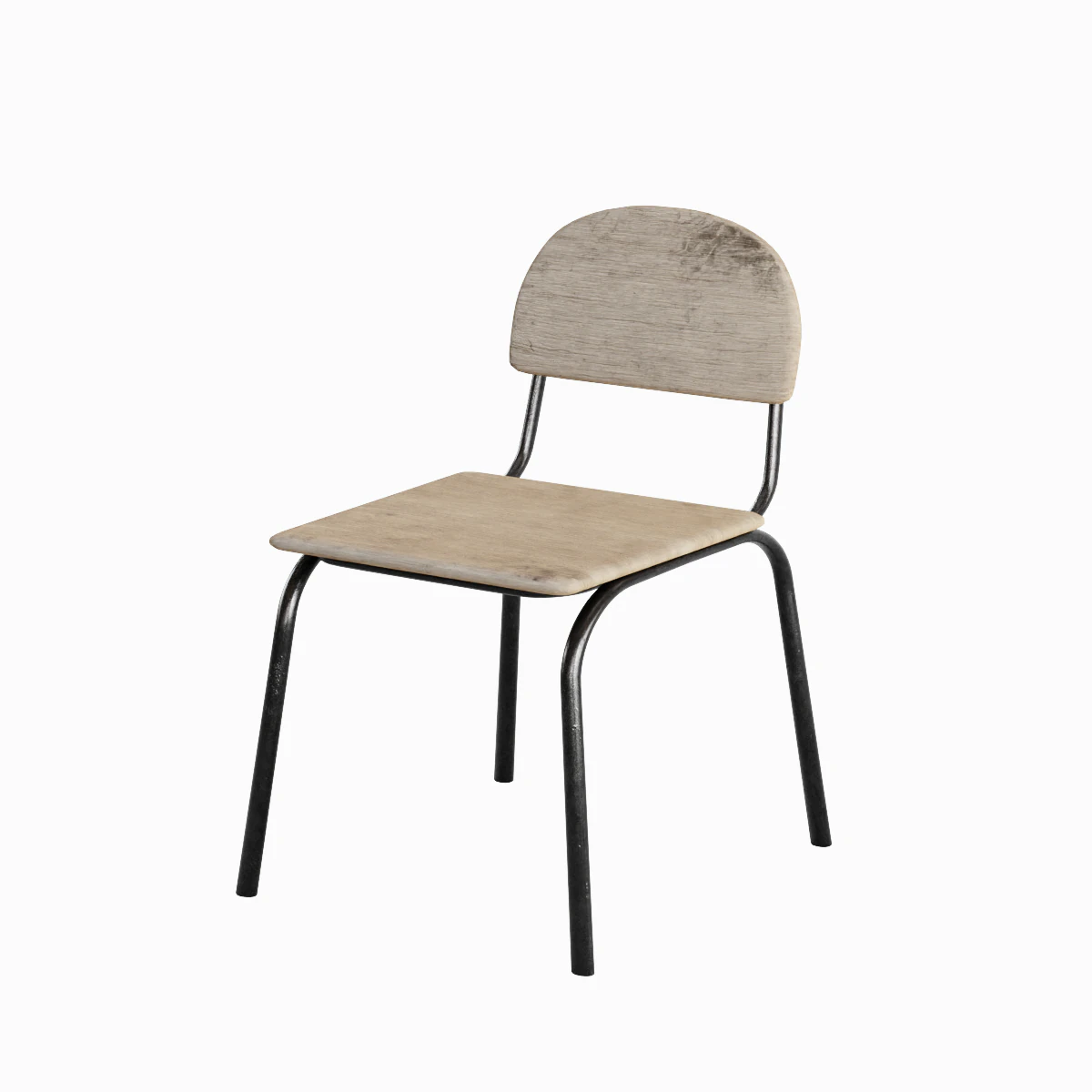 Simple Chair 01 3D Model .c4d .max .obj .3ds .fbx .stl .blend 