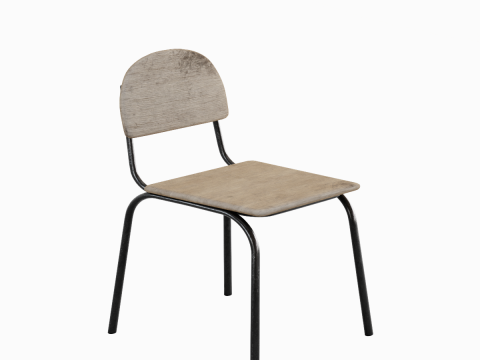 Simple Chair 01 3D Model