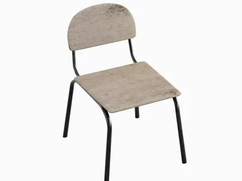 Simple Chair 01 3D Model