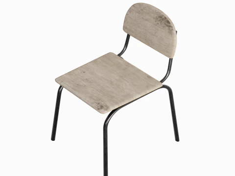 Simple Chair 01 3D Model