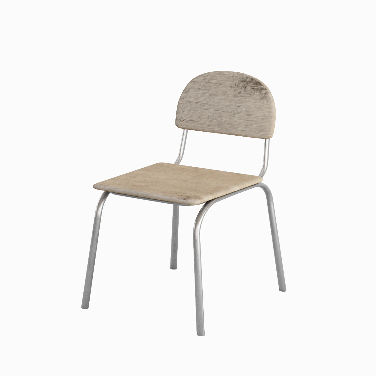Simple Chair 02 3D Model .c4d .max .obj .3ds .fbx .stl .blend 
