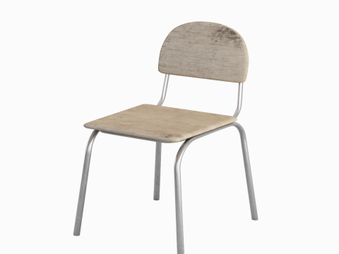 Simple Chair 02 3D Model