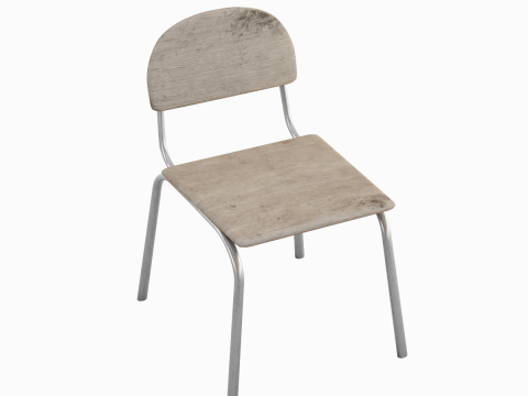 Simple Chair 02 3D Модель