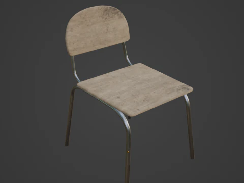 Simple Chair 02 3D Model