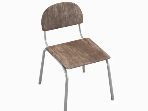 Simple Chair 03 3D Model
