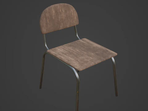 Simple Chair 03 3D Model
