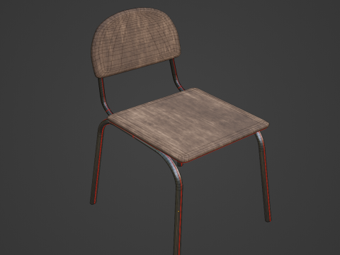 Simple Chair 03 3D 모델