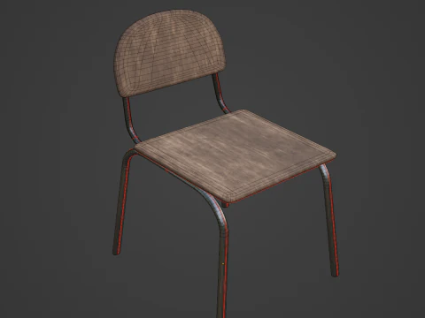 Simple Chair 03 3D Model