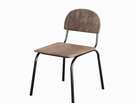 Simple Chair 04 3D Model