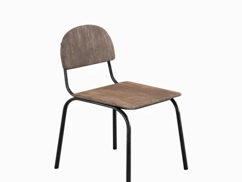 Simple Chair 04 3D Model