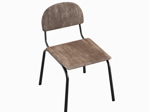 Simple Chair 04 3D Model