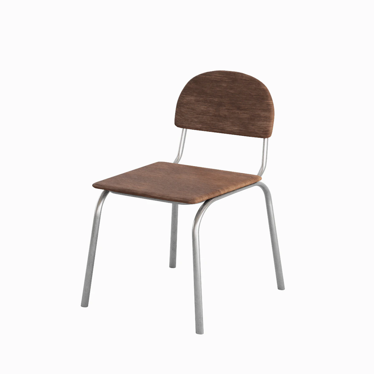 Simple Chair 06 3D Model .c4d .max .obj .3ds .fbx .stl .blend 