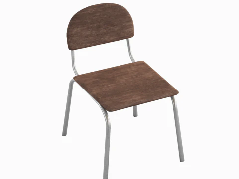 Simple Chair 06 3D Model