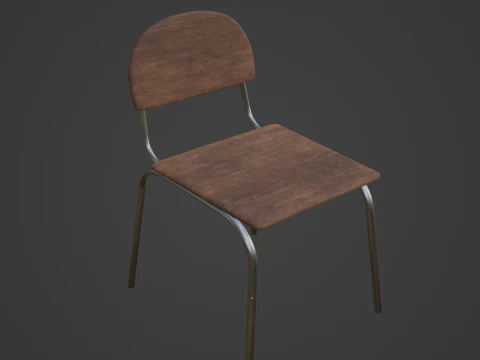 Simple Chair 06 3D Model