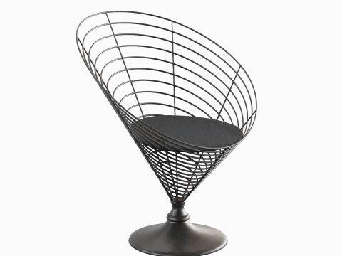 Wire Cone Chair 01 Modello 3D