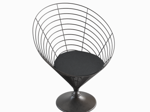 Wire Cone Chair 01 Modello 3D