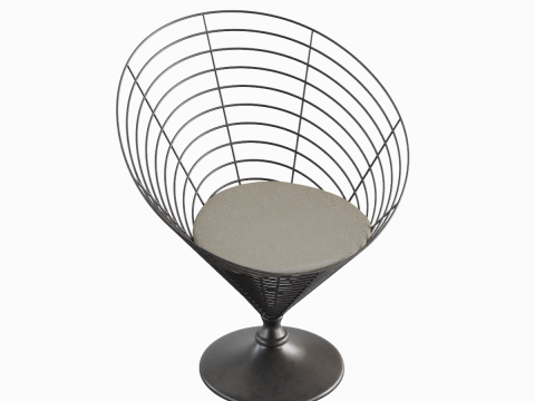 Wire Cone Chair 02 Modèle 3D