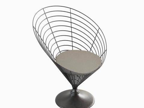 Wire Cone Chair 02 Modèle 3D