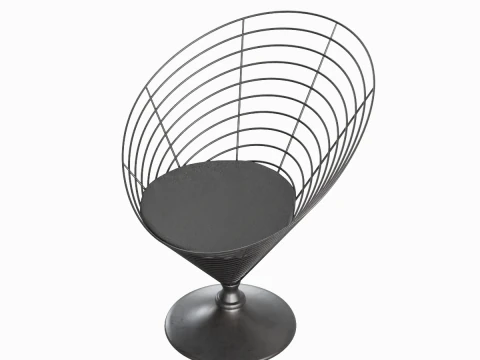 Cadeira Cone Arame 03 Modelo 3D