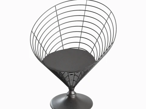 Wire Cone Chair 03 3D Model
