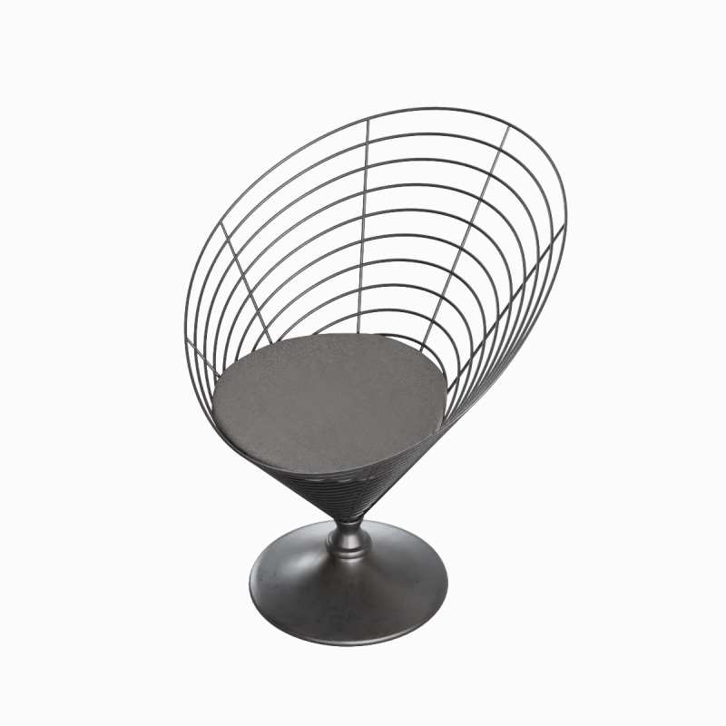 Wire Cone Chair 04 Modello 3D .c4d .max .obj .3ds .fbx .stl .blend
