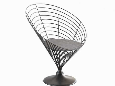 Wire Cone Chair 05 Model 3D