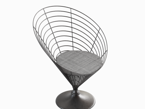 Wire Cone Chair 05 Model 3D
