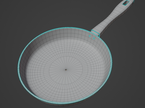 Frying Pan Model 3D