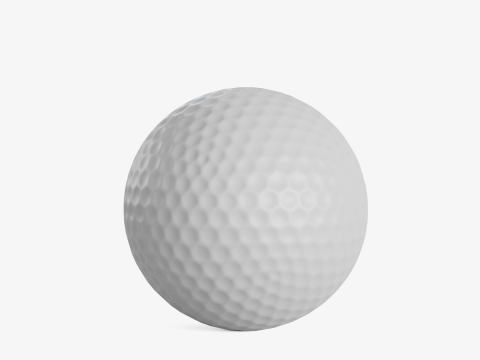 Golf Ball 2K Resolution 3Dモデル