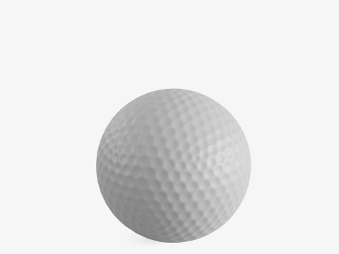 Golf Ball 2K Resolution 3Dモデル