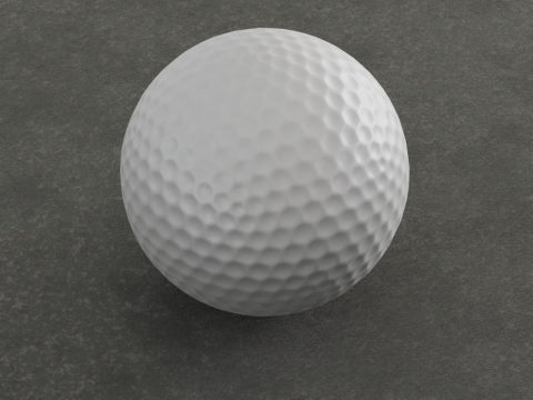 Golf Ball 2K Resolution 3Dモデル